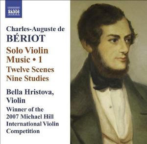 CD диск Beriot / Hristova: Solo Violin Music: Twelve Scenes / Nine Studies
