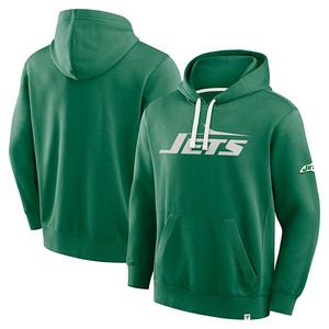 Мужской свитшот с капюшоном New York Jets New Horizons Heritage цвета келли Fanatics