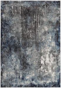 Ковер SAFAVIEH, 275 x 366 см, Galaxy Collection, Charcoal & Blue, современный абстрактный дизайн, не линяет и прост в уходе, идеален для помещений с высокой проходимостью в гостиной, спальне (GAL116H)