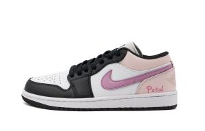 Jordan Женские розовые баскетбольные кроссовки Air 1 с устойчивостью к истиранию, низкие, винтажные, цвет Pink