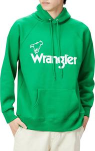 Мужская толстовка Wrangler с официальным логотипом, зеленый