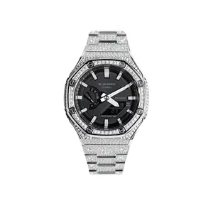 Мужские часы CASIO Liquid Crystal/Analog Dual Display Series черные