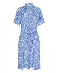 Платье-рубашка Kaffe Emine, лазурный