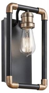 Настенный светильник Licht-Erlebnisse DREVO цвет schwarz/messing