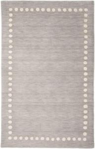 Ковер SAFAVIEH, 244 x 305 см, - коллекция Kids - большой - Grey, ручной работы из шерсти, узор с гороховым бордюром, идеально для спальни, игровой комнаты, детской, комнаты для мальчиков и девочек (SFK802F)