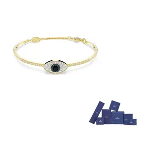 Искусственные хрустальные браслеты женские золотые Swarovski