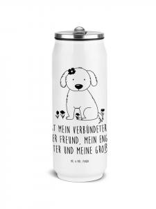 Mr. & Mrs. Panda Термос для собак с надписью белого цвета