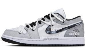 Баскетбольные кроссовки Air 1 Vintage Men Low-Top White/Grey/Black Jordan