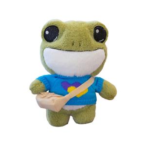Плюшевая игрушка милая лягушка 29 см Abay, синий