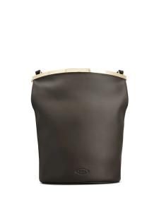 Tod's кожаная сумка-ведро, коричневый