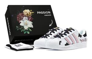 Adidas originals Superstar Обувь для скейтбординга унисекс, 	 Pink