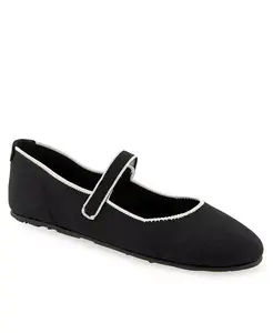 Женские балетки Perry Knit с круглым носком в стиле Mary Jane Aerosoles, черный