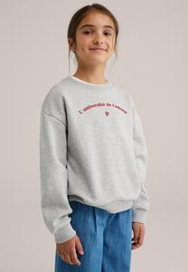 Толстовка WE Fashion Sweatshirt, Blended Light Grey/Light Grey