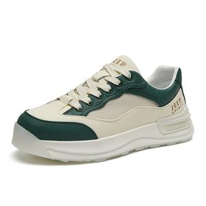 JEEP SPIRIT Мужские низкие кэжуал кроссовки премиум-класса - цвет Vitality Green ZS, цвет Premium Feel-Vitality Green ZS