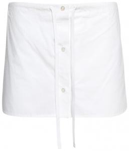 Мини-шорты Alexander Wang Hotfix с завязками, белые