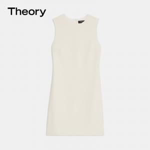 Платье Theory без рукавов, кремовый