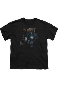 Футболка The Hobbit Light с коротким рукавом для детей Gildan, черный