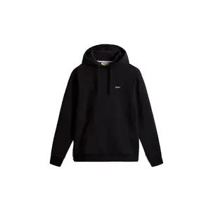 Худи Woolrich Logo Interlock, черный