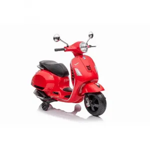 Tachan Vespa GTS 12V Транспортное средство с возможностью установки номерного знака, красный