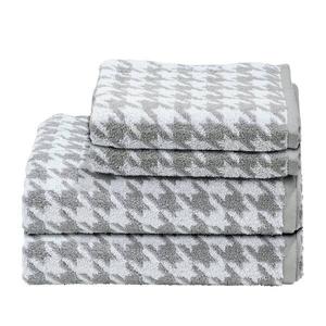 Набор полотенец twentyfour Day Bird II (4 шт), 50 см цвет weiß/silber