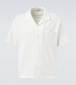 Хлопковая пике рубашка для боулинга Frame, белый