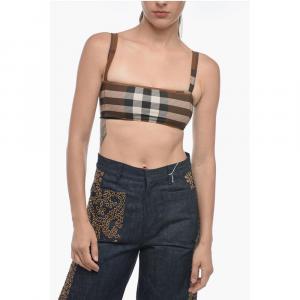 Топ-труба с узором «тартан» Burberry, Brown