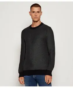 Свитер Клапок Regular fit Boss Orange, черный