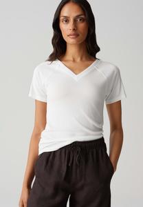 Базовая футболка SLIM FIT RIB OPUS, белый