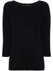 Свитер в рубчик Fabiana Filippi, синий