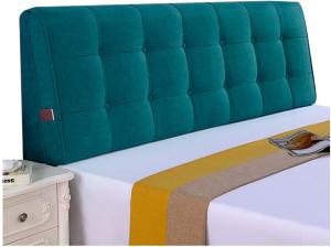 Подушка-подголовник для кровати LIANGJUN, с наполнителем из губки, для чтения в спальне, со съемным моющимся чехлом, 11 размеров (цвет: зеленый, размер: 200x58x10 см) CHIAPERINI, Green