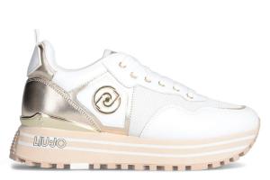 Кроссовки Maxi Wonder 100 на платформе Liu Jo, белый