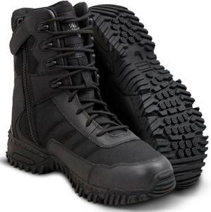 Ботинки Altama Unisex Vengeance SR 8 с боковой молнией, Легкие ботинки из натуральной кожи с текстильной подкладкой и язычком с жилеткой, черный