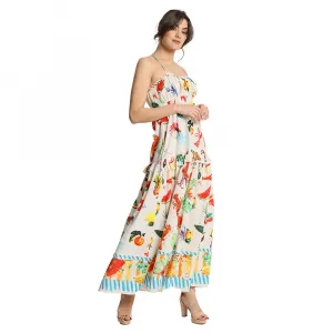 Платье Victorio & Lucchino 11184 sleeveless long, бежевый