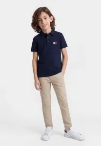 Адаптивная волнистая рубашка поло с флагом итаки в полоску Tommy Hilfiger, Dark Night Navy