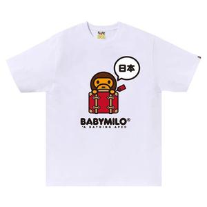 Футболка BAPE Japan Baby Milo Tee #3, White
