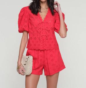 Юико Шорты в маковом цвете Heartloom, Poppy