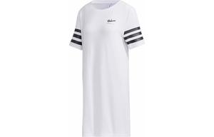 Adidas Neo Женское белое платье с короткими рукавами