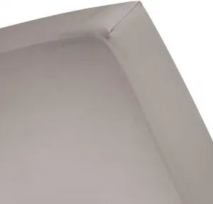 Простыня Золушка "Sundays Satin" на рост 25 см, на резинке по всему периметру Cinderella 180х210 см, 1 шт., серо-коричневый