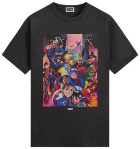 Винтажная футболка Kith x Marvel vs. Capcom Heroes Vs. Street Fighter, черный