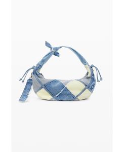 Женская сумка среднего размера в стиле пэчворк Desigual, Light blue