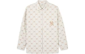 Куртка унисекс кремовая Mlb