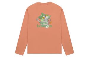 Футболка унисекс оранжево-красная New Balance, оранжевый/красный