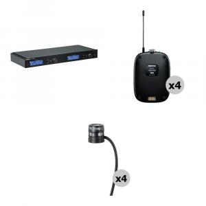 Беспроводной приемник Shure SLXD4Q+ Quad-Channel Digital Wireless Receiver Kit with