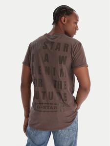 Футболка relaxed fit Text Back D25971-2653 G-Star Raw, синий