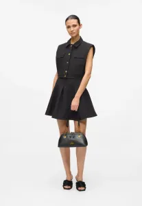 Сумочка с автографом Karl Lagerfeld, Black/Gold-Colored