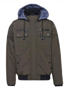 Стеганая куртка цвета хаки KOROSHI