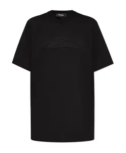 Платье с логотипом Dsquared2, черный