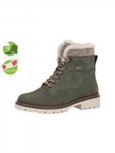 Remonte Теплые женские зимние туфли зеленого цвета