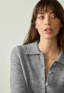 Платье Next REGULAR FIT BUTTON DOWN LONG SLEEVE COLLAR, Grey