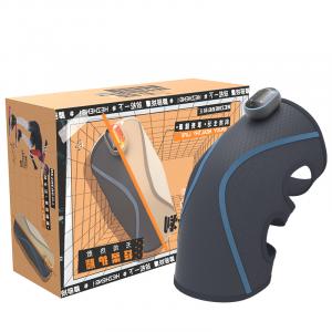 Массажер для коленей Knees с термотерапией, защита для коленей, массажер HZ X3 Hezheng, серый